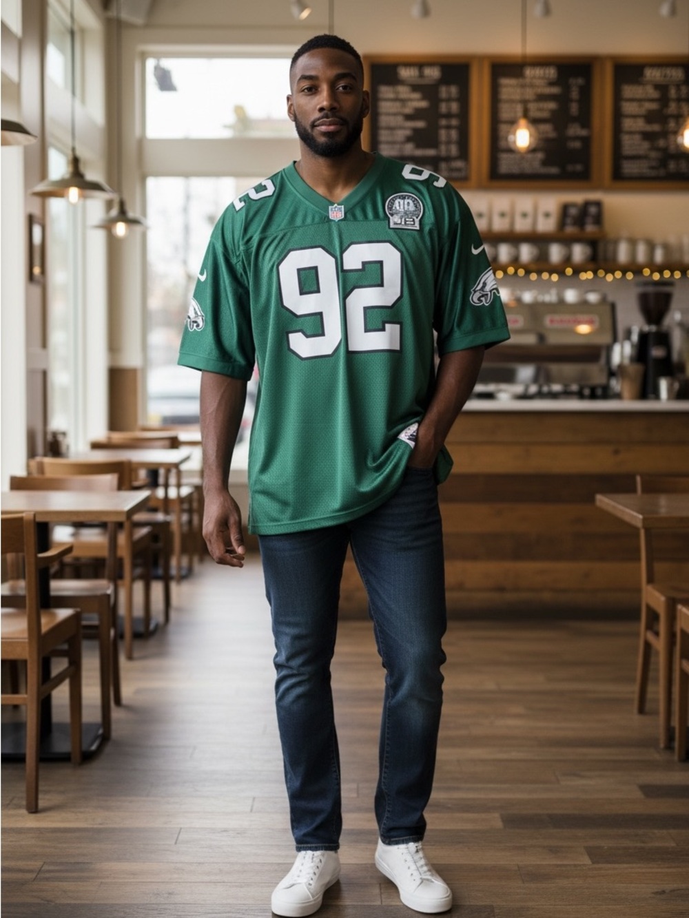 Mitchell & Ness Slim Dark Blue Jeans